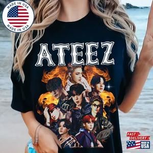 Cute Ateez The World Ep Fin Will Album Shirt Tour  Unisex